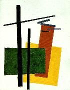 Kazimir Malevich supremalism oil painting